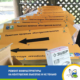 Продолжается ремонт на экотропах Ленинградской области