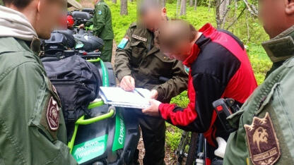 Работа сводной оперативной инспекторской группы на ООПТ