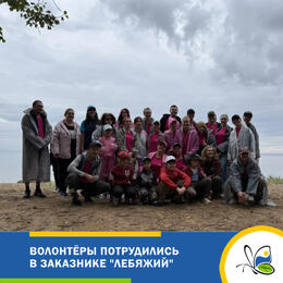 Волонтёрская акция в заказнике 