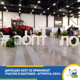 Дирекция ООПТ ЛО принимает участие в выставке «Агрорусь-2023»